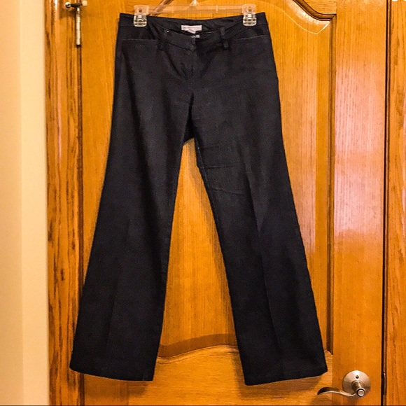 👖 NY&Co Navy Blue Work Pants (wide leg) - Picture 1 of 6